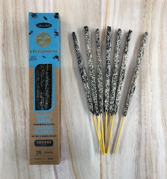 Incienso orgánico Salvia Blanca Ullas 25 gr Incienso orgánico Salvia Blanca Ullas 25 gr